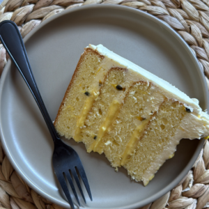 vanilla passion fruit cake