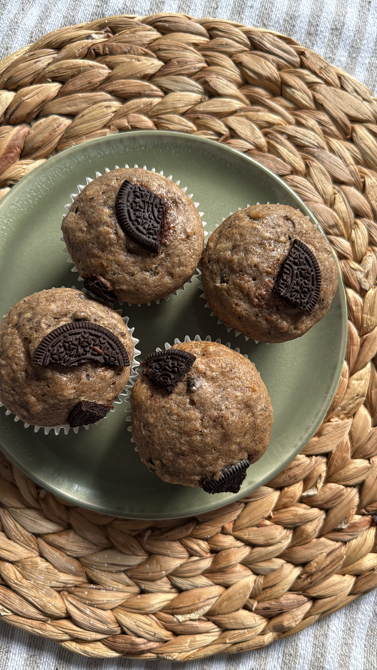 Banana Oreo Muffins