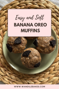 Banana Oreo Muffins Recipe for teatime
