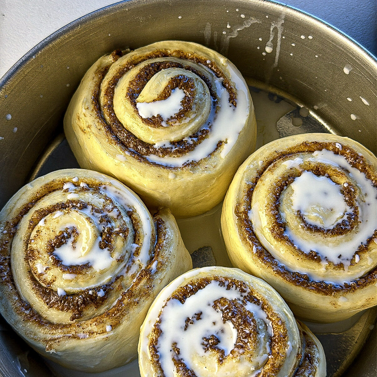 Soft Biscoff Cinnamon Rolls with Cream Cheese Frosting rolls dough