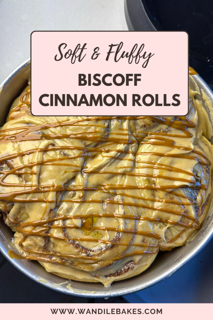Soft Biscoff Cinnamon Rolls with Cream Cheese Frosting biscoff cinnamon rolls