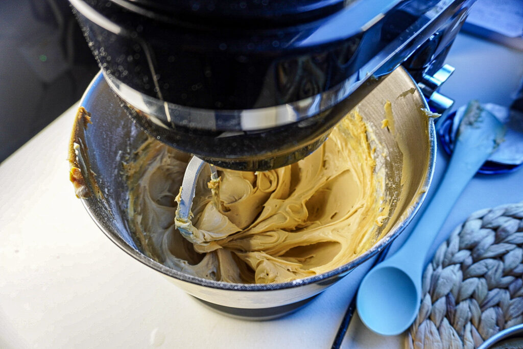 Soft Biscoff Cinnamon Rolls with Cream Cheese Frosting frosting