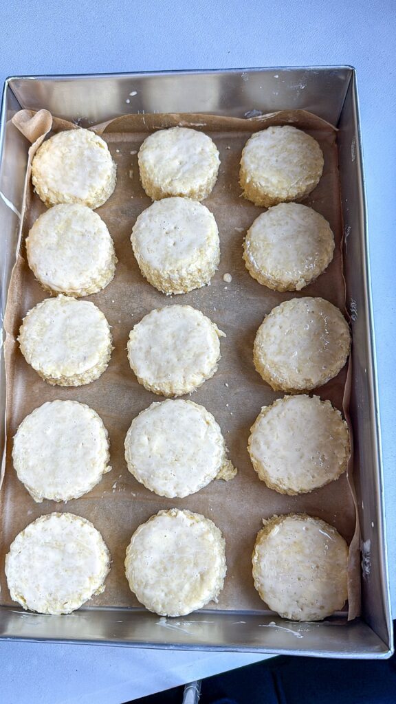 Easy Coconut Custard Scones Recipe (Made with Amasi) egg wash for scones