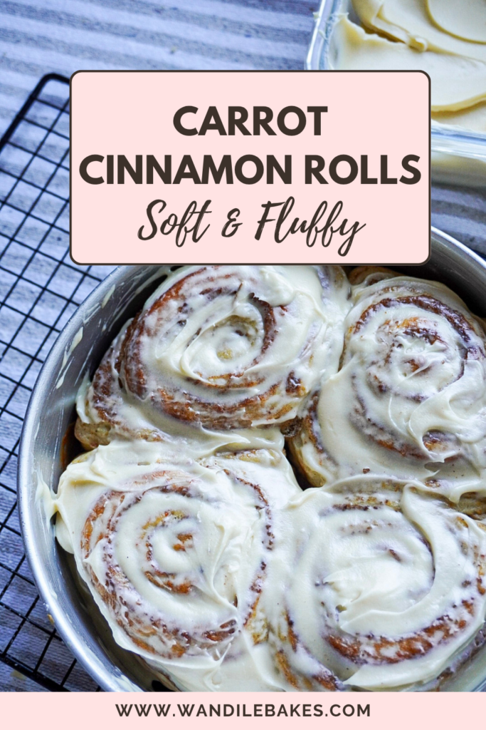 Carrot Cinnamon Rolls (Fluffy with Cream Cheese Frosting) cinnamon rolls