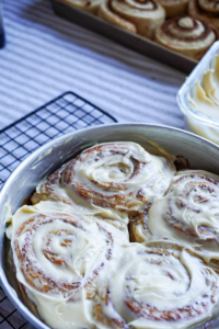 Carrot Cinnamon Rolls (Fluffy with Cream Cheese Frosting)