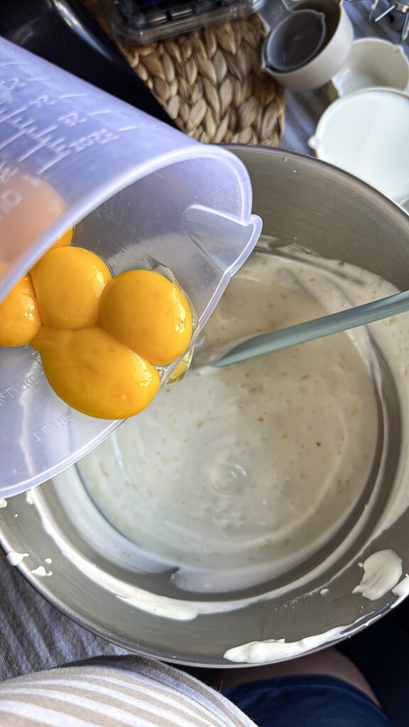 Blueberry Cake Dessert: From Cake Fail to Dessert Cups eggs