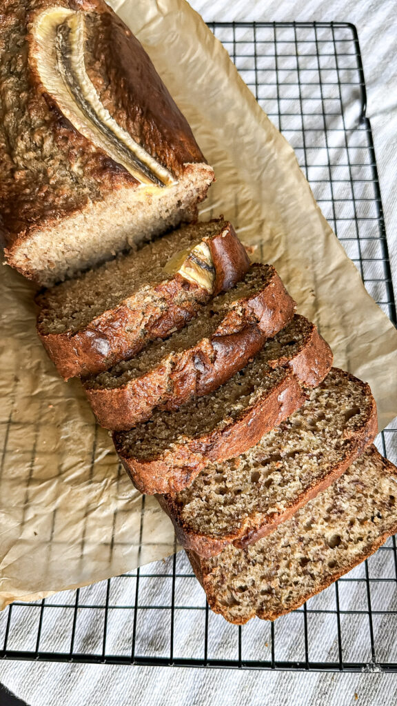 Amasi Banana Loaf: Sharing What I Changed in This Recipe sliced banana loaf