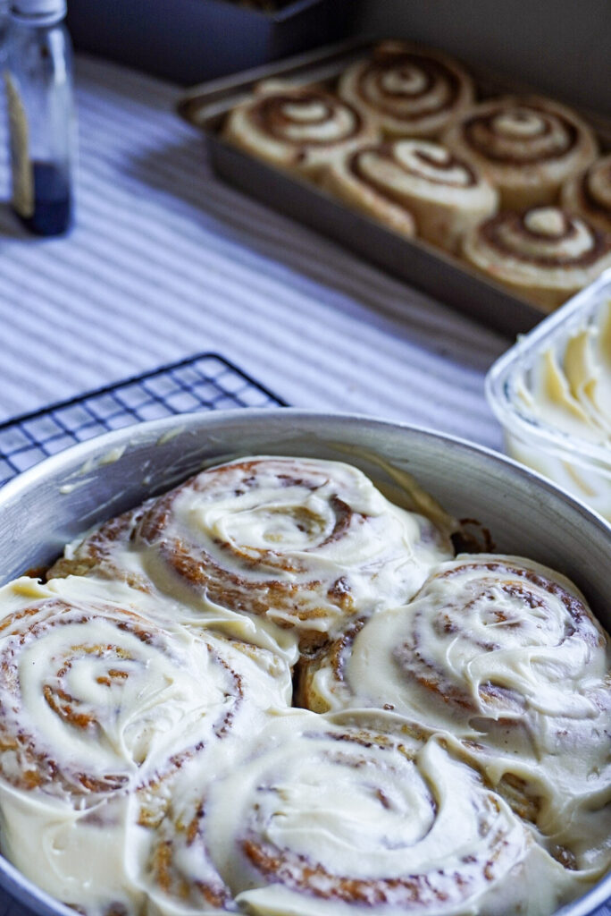Carrot Cinnamon Rolls (Fluffy with Cream Cheese Frosting) carrot