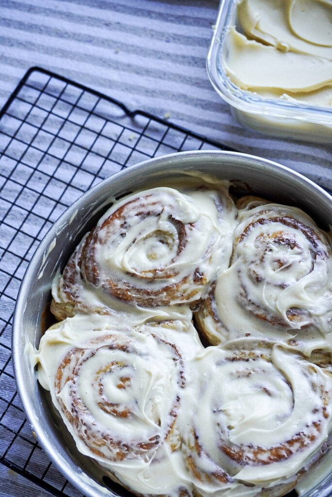 Carrot Cinnamon Rolls (Fluffy with Cream Cheese Frosting) clsassic cream cheese for cinnamon rolls
