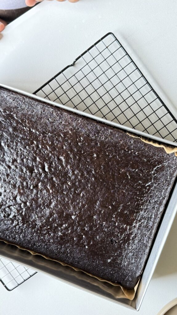 Not My Cup of Tea: Salted Caramel Chocolate Cake flat cake