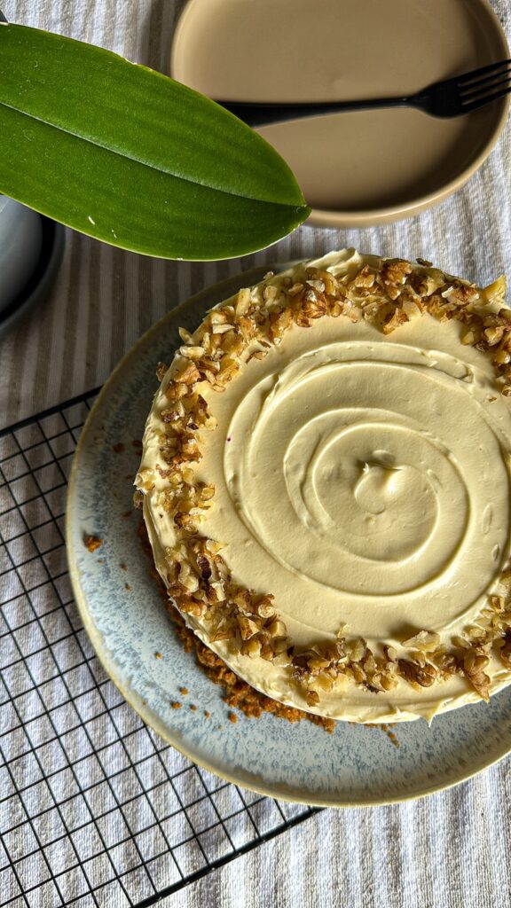 Carrot Cake with Cream Cheese Frosting (Soft, and Moist) dessert cake