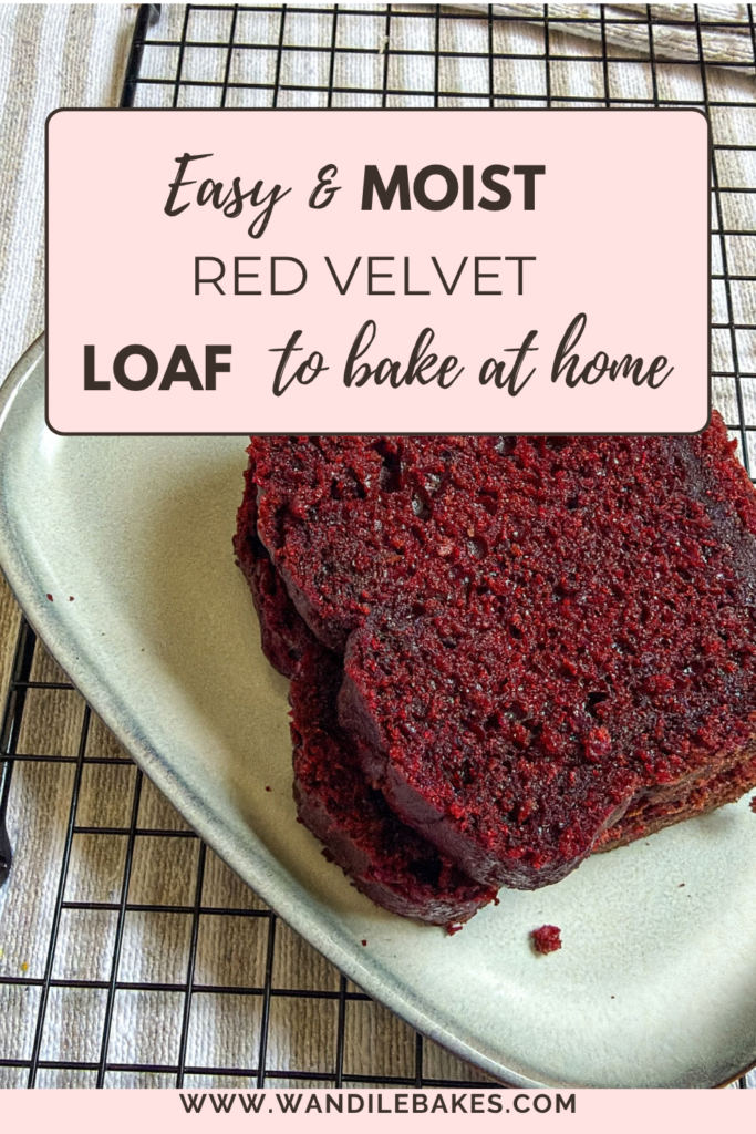 Red Velvet Loaf Recipe: Soft, Moist and Not Too Sweet red velvet cake